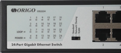 Коммутатор Origo OS2224 OS2224/A1A 24x1Гбит/с неуправляемый