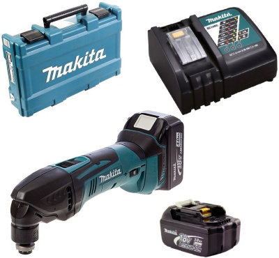 Многофункциональный инструмент Makita DTM50RFE 300Вт синий/черный