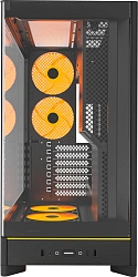 Корпус Montech HS02 Pro черный без БП ATX 8x120mm 2xUSB3.0 audio