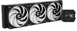 Система водяного охлаждения Zalman Alpha2 A36 ARGB Soc-AM5/AM4/1151/1200/2066/2011/1700 черный 4-pin 29.7dB Al LCD 350W Ret (ALPHA2 A36 BLACK)