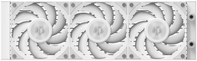 Система водяного охлаждения ID-Cooling DX360 Max Soc-AM5/AM4/1200/1700/1851 белый 4-pin 32.5dB Al+Cu 350W Ret (DX360 MAX WHITE)