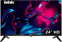 Телевизор LED BBK 24" 24LEM-1031/TS2C (B) Frameless черный HD 60Hz DVB-T2 DVB-C DVB-S2 USB (RUS)