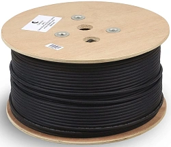 Кабель информационный Cabeus UTP-4P-Cat.5e-SOLID-OUT-LSZH-UV UTP-4P-CAT.5E-SOLID-OUT-LSZH-U кат.5E U/UTP LSZH универсальный 305м черный