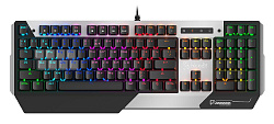Клавиатура A4Tech B865R механическая серый/черный USB for gamer LED кабель 1.8м