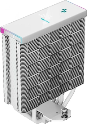 Устройство охлаждения(кулер) Deepcool AK400 Digital Soc-AM5/AM4/1200/1700/1851 белый 4-pin 28dB Al+Cu LCD 220W 695gr Ret (R-AK400-WHADMN-G)