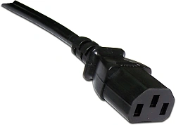 Шнур питания Lanmaster LAN-PP13/20-1.0-BK C13-C20 проводник.:3x0.75мм2 1м 220В 10А черный