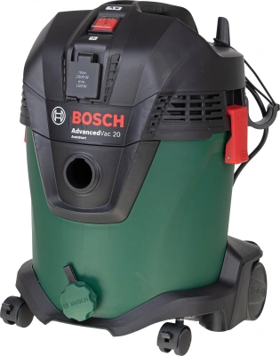 Строительный пылесос Bosch AdvancedVac20 1200Вт (уборка: сухая/влажная) зеленый
