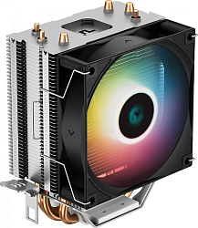 Устройство охлаждения(кулер) Deepcool AG300 LED RGB Soc-AM5/AM4/1200/1700/1851 черный 4-pin 18-31dB Al+Cu 150W 350gr Ret (R-AG300-BKLNMN-G)