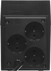Источник бесперебойного питания Powercom Raptor RPT-800A EURO 480Вт 800ВА черный