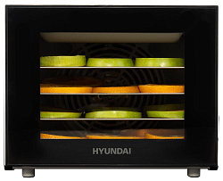 Сушка для фруктов и овощей Hyundai HYFD-1204 8под. 400Вт черный