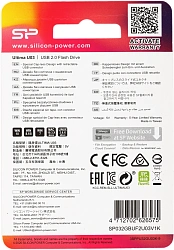 Флеш Диск Silicon Power 32Gb Ultima U03 SP032GBUF2U03V1K USB2.0 черный