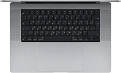 Ноутбук Apple MacBook Pro A2485 M1 Pro 10 core 32Gb SSD512Gb/16 core GPU 16.2" Liquid Retina XDR (3456x2234) macOS grey space WiFi BT Cam (Z14V0008D)