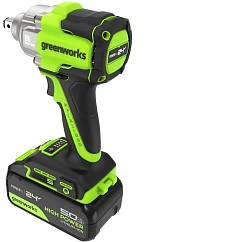 Гайковерт Greenworks IW5500 аккум. патрон:квад.1/2" (3805007CUG)