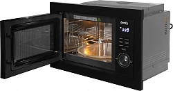 Микроволновая печь Domfy DM2540BW BG 25л. 900Вт черный (встраиваемая)