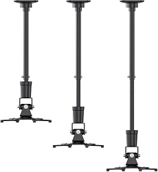 Кронштейн для проектора Cactus CS-VM-PR01L-BK черный макс.10кг потолочный поворот и наклон