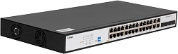 Коммутатор SNR SNR-S2300G-24TC-POE (L2) 24x1Гбит/с 4xКомбо(1000BASE-T/SFP) 24PoE 370W управляемый