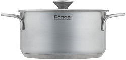 Кастрюля Rondell Modern RDS-1748 4.8л. d=24см (с крышкой) стальной