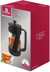 Френч-пресс Rondell Zorro RDS-1064 0.6л черный