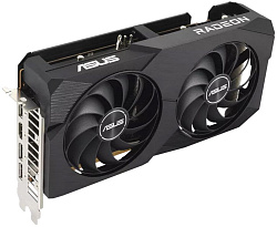 Видеокарта Asus PCI-E 4.0 DUAL-RX6600-8G AMD Radeon RX 6600 8Gb 128bit GDDR6 2044/14000 HDMIx1 DPx3 HDCP Ret