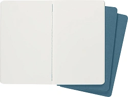 Блокнот Moleskine CAHIER JOURNAL CH018B44 Large 130х210мм обложка картон 80стр. нелинованный голубой (3шт)