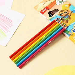Карандаши цв. Deli EC00120 ColoRun трехгран. пластик 24цв. коробка/европод. (24шт)