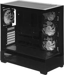 Корпус Accord ACC-ZA11B AR черный без БП ATX 1xUSB2.0 2xUSB3.0 audio bott PSU