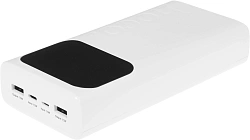 Мобильный аккумулятор Hoco J144A Hymn 30000mAh 5A белый (42149)