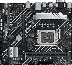 Материнская плата Asus PRIME H610M-A D4-CSM Soc-1700 Intel H610 2xDDR4 mATX AC`97 8ch(7.1) GbLAN+VGA+HDMI+DP