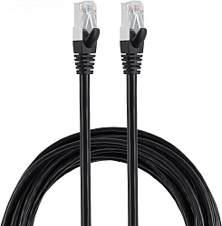Патч-корд Buro BU-7-5M STP 4 пары cat.7 CCA molded 5м черный RJ-45 (m)-RJ-45 (m)